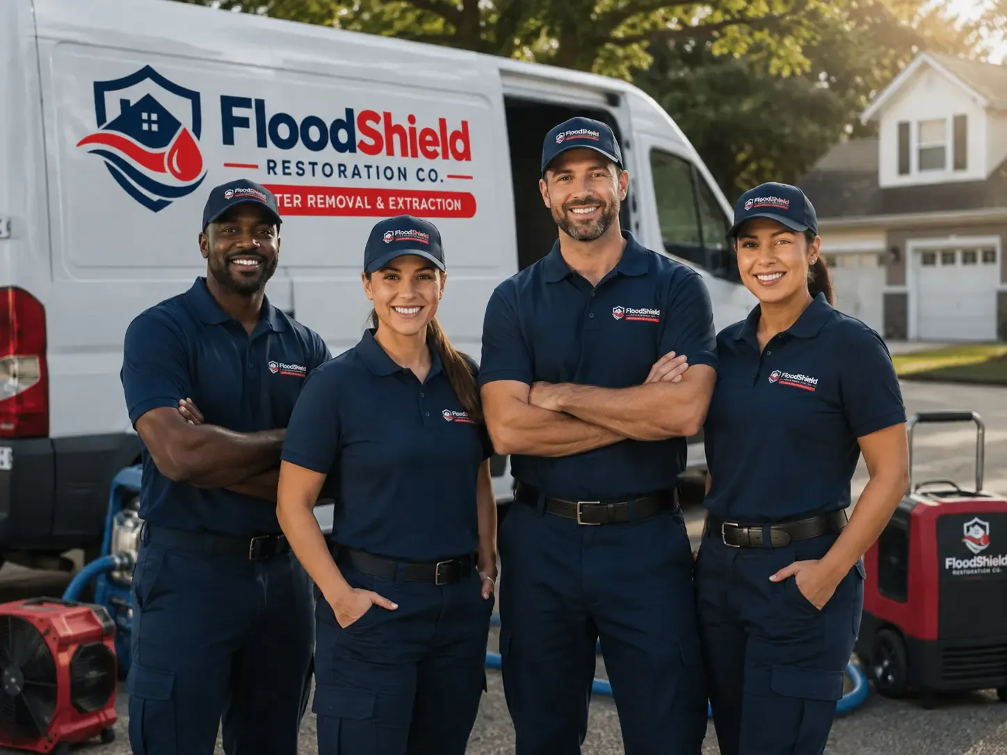 Flood Damage Restoration company in Warfield, VA